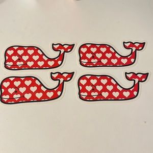 *Rare* Vineyard Vines Scratch n Sniff Heart Stickers